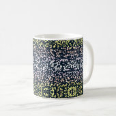 Raar Schattig Retro Boho Bloemige Pangender Pride Koffiemok (Voorkant rechts)