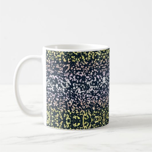 Raar Schattig Retro Boho Bloemige Pangender Pride Koffiemok (Links)