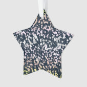 Raar Schattig Retro Boho Bloemige Pangender Pride Ornament (voorkant)