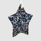 Raar Schattig Retro Boho Bloemige Pangender Pride Ornament (voorkant)