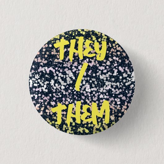 Raar Schattig Retro Boho Bloemige Pangender Pride Ronde Button 3,2 Cm (Voorkant)