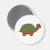 raar schildpad magneet (Voorkant / Achterkant)