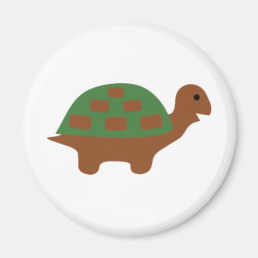 raar schildpad magneet (Voorkant)