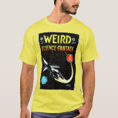 Raar: Science-Fantasy Retro Comics T-shirt (Voorkant)