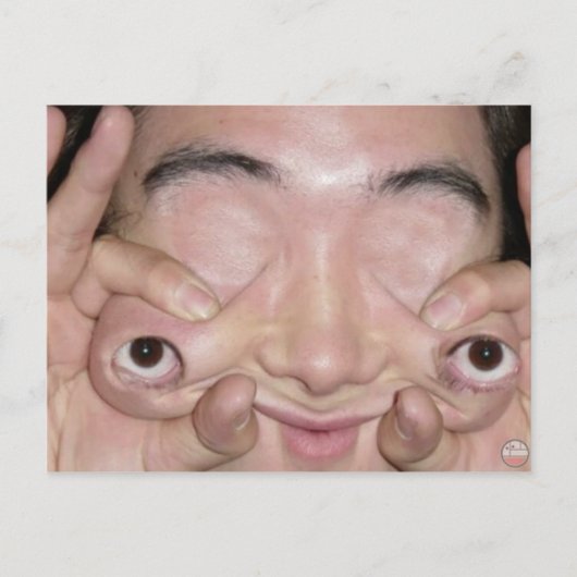 raar spul briefkaart (Voorkant)