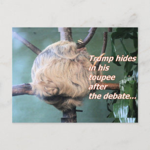 Raar Trump heeft Briefkaart verloren