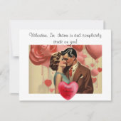 Raar Valentijnsdag Notitiekaartje (Voorkant)