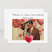 Raar Valentijnsdag Notitiekaartje (Voorkant / Achterkant)