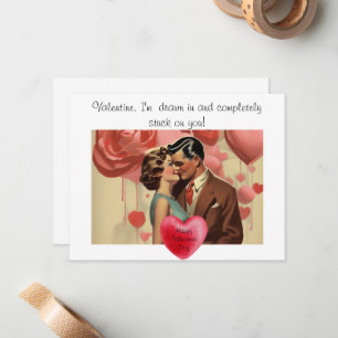 Raar Valentijnsdag Notitiekaartje
