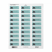 Raas Kat Retouradreslabels Etiket (Full Sheet)