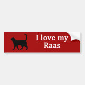Raas Love Bumpersticker (Voorkant)