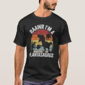 Raawr ik ben een Plantasaurus Gardening Jokes Gard T-shirt (Voorkant)