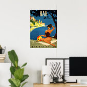 Rab, eiland, Joegoslavië, vrouw in bikini op het s Poster (Thuiskantoor)