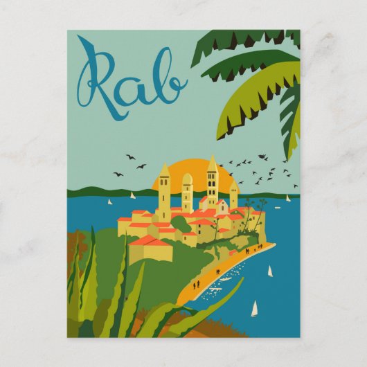 Rab Island, Kroatië Briefkaart (Voorkant)