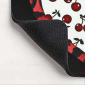 RAB-kersen Leopard Print Heart Rockabilly Muismat (Hoek)