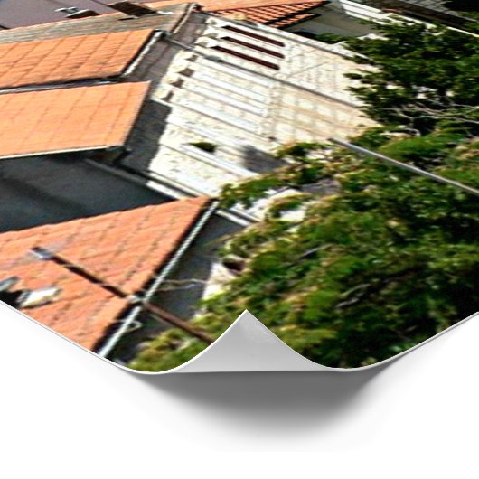 Rab, Kroatië landschapsfoto Poster (Hoek)