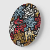 RAB Rockabilly Animal Print Puzzle Grote Klok (Hoek)