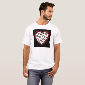 RAB Rockabilly Cherries Leopard Print Heart T-shirt (Voorkant volledig)