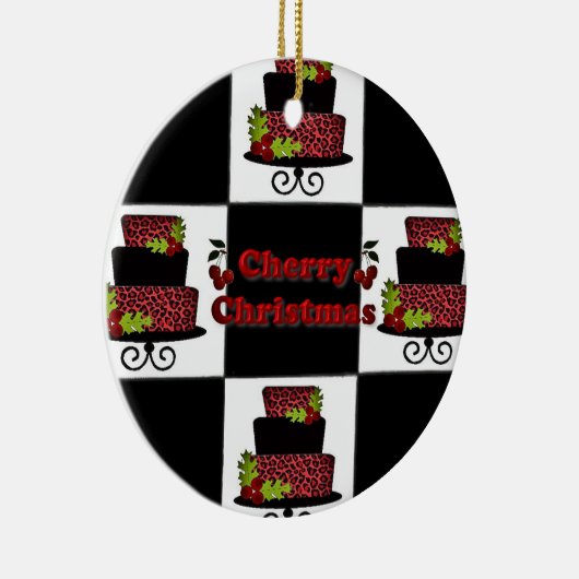 RAB Rockabilly Cherry Tegel Ornament (Rechts)