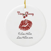 RAB Rockabilly Cherry Tegel Ornament (Achterkant)