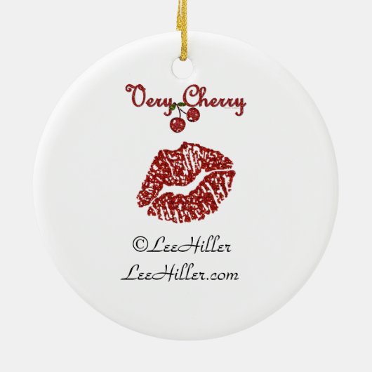 RAB Rockabilly Cherry Tegel Ornament (Achterkant)