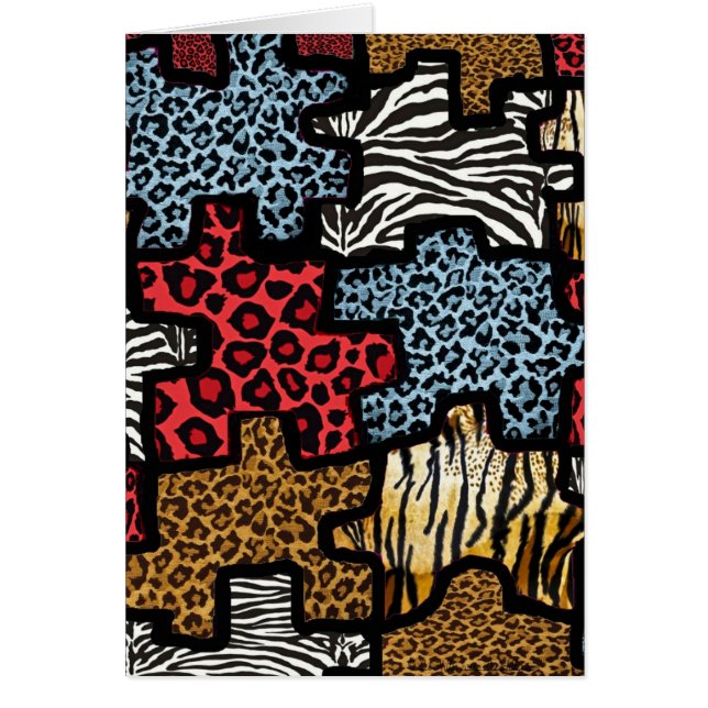 RAB Rockabilly Dierenprint Puzzel (Voorkant)