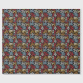 RAB Rockabilly Dierenprint Puzzel Cadeaupapier (Vlak)