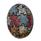 RAB Rockabilly Dierenprint Puzzel Dartbord (Voorkant Rechts)