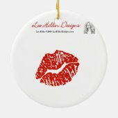 RAB Rockabilly Dierenprint Puzzel Keramisch Ornament (Achterkant)