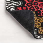 RAB Rockabilly Dierenprint Puzzel Muismat (Hoek)