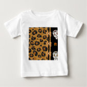 RAB Rockabilly Gold Leopard Print Sugar Skulls (Voorkant)