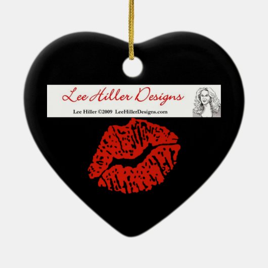 RAB Rockabilly Gold Leopard Print Sugar Skulls Keramisch Ornament (Achterkant)