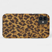 RAB Rockabilly Leopard Print Brown Gold Case-Mate iPhone Case (Achterkant (horizontaal))