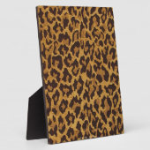 RAB Rockabilly Leopard Print Brown Gold Fotoplaat (Zijkant)