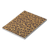 RAB Rockabilly Leopard Print Brown Gold Notitieblok (Linkerzijde)
