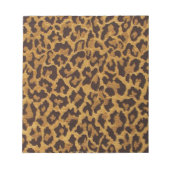 RAB Rockabilly Leopard Print Brown Gold Notitieblok (Voorkant)