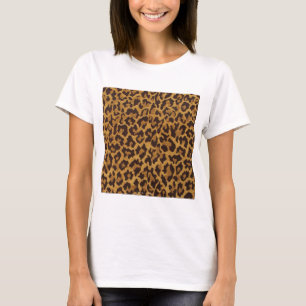 RAB Rockabilly Leopard Print Brown Gold T-shirt