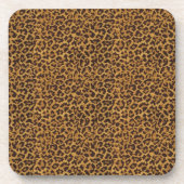 RAB Rockabilly Leopard Print Cork Onderzetter (Voorkant)