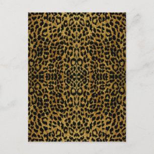 RAB Rockabilly Leopard Print Gifts Briefkaart