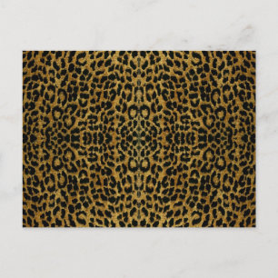 RAB Rockabilly Leopard Print Gifts Briefkaart