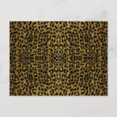 RAB Rockabilly Leopard Print Gifts Briefkaart (Voorkant)