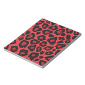 RAB Rockabilly Leopard Print Red Black Notitieblok (Linkerzijde)