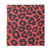 RAB Rockabilly Leopard Print Red Black Notitieblok (Voorkant)