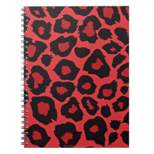 RAB Rockabilly Leopard Print Red Black Notitieboek