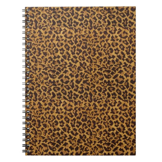 RAB Rockabilly Leopard Print Spiral Notitieboek (Voorkant)