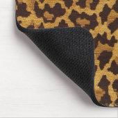RAB Rockabilly Luipaardprint Bruin Goud Muismat (Hoek)