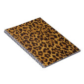 RAB Rockabilly Luipaardprint Bruin Goud Notitieboek (Rechterzijde)
