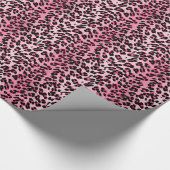 RAB Rockabilly Pink Cheetah Print Cadeaupapier (Hoek)