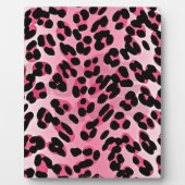RAB Rockabilly Pink Cheetah Print Fotoplaat (Voorkant)