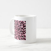 RAB Rockabilly Pink Cheetah Print Koffiemok (Voorkant links)